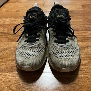 APL gold sneakers, size 7.